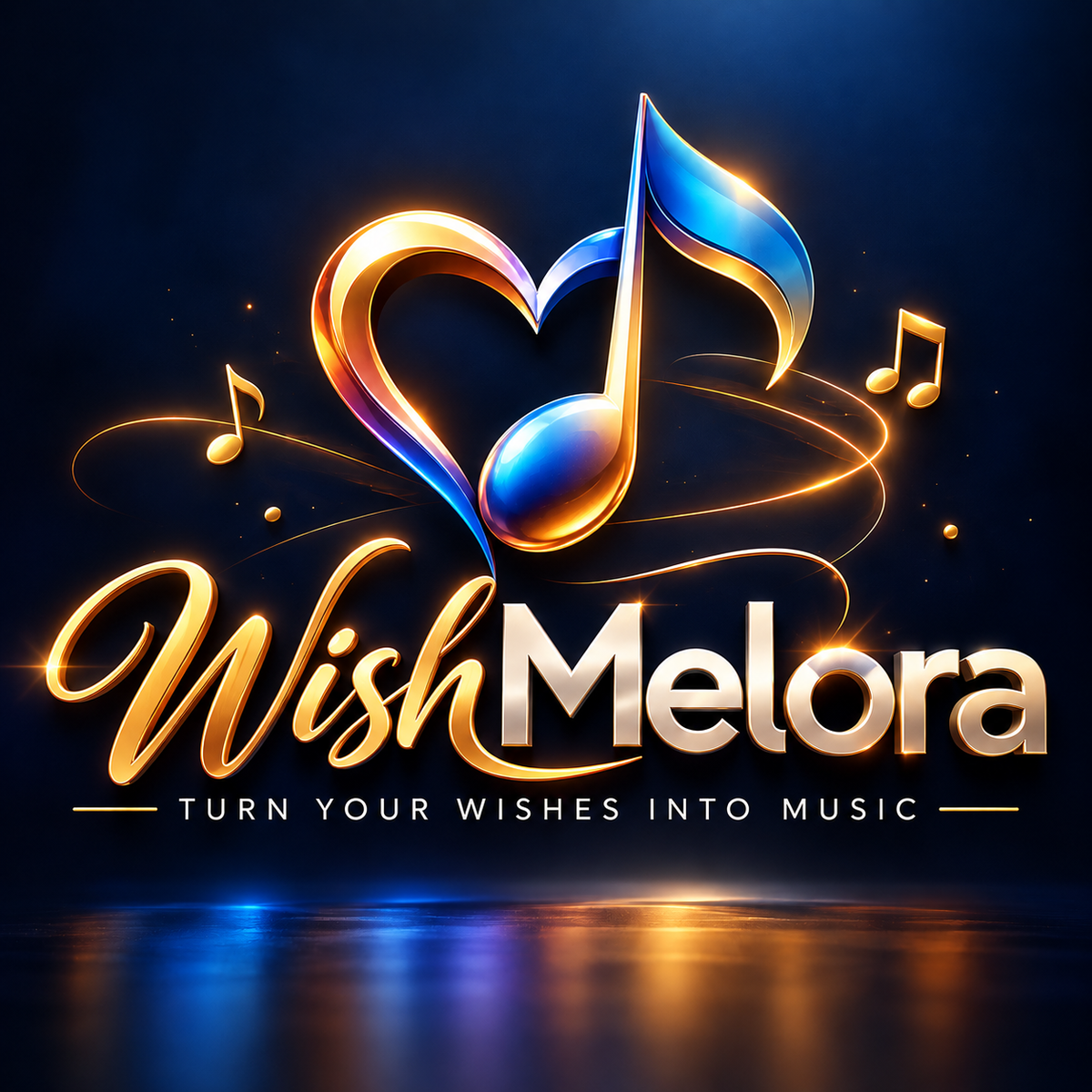 WishMelora personalized music gift logo