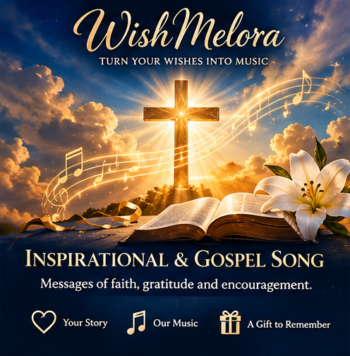 WishMelora Inspirational & Gospel Song personalized song gift cover